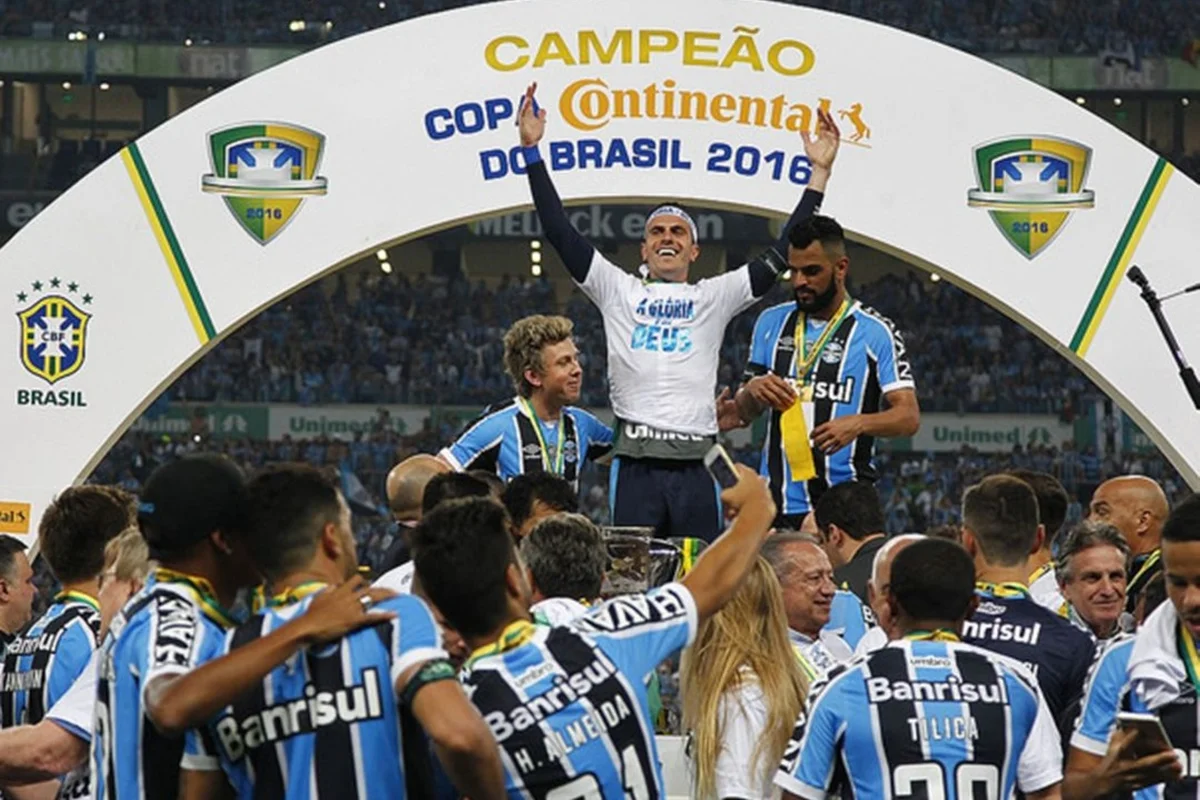 Grêmio é pentacampeão da Copa do Brasil Grêmio é pentacampeão da Copa do Brasil