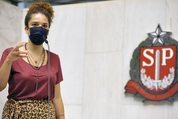 Monica Seixas (PSol-SP) fala do desrespeito aos protocolos contra a Covid-19 durante discurso na Alesp