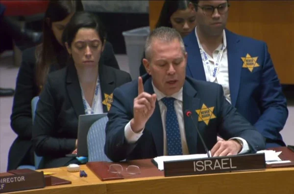 Imagem colorida de Gilad Erdan, embaixador de Israel na ONU