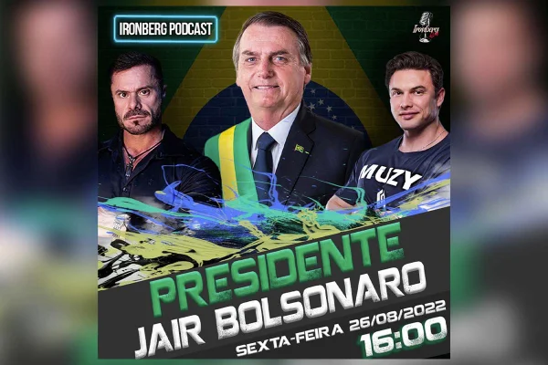 Bolsonaro vai a podcast de fisiculturistas após zerar imposto em whey