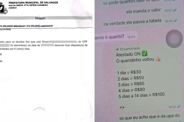 Imagem colorida de conversa no Whatsapp