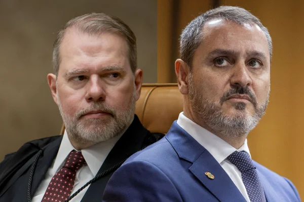 Ministro do STF José Antonio Dias Toffoli e Andrei Rodrigues, Diretor da PF
