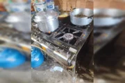 O fogão da fábrica