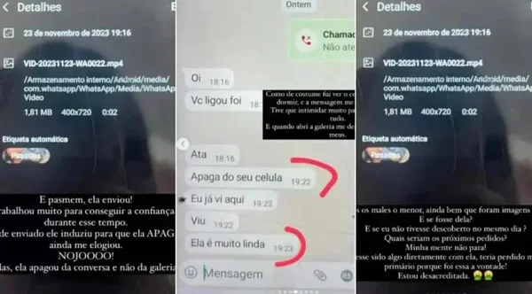 Motorista de creche é preso suspeito de trocar chocolate por fotos de mãe nua com criança de 7 anos