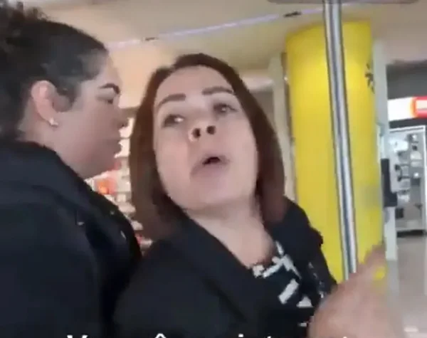 imagem colorida portuguesa acusada xenofobia contra brasileira