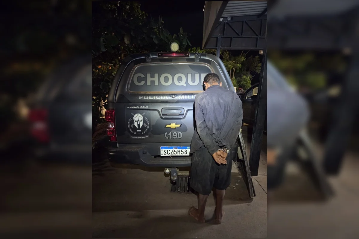 Condenado a 86 anos por roubo é preso durante tentativa de feminicídio. Veja vídeo