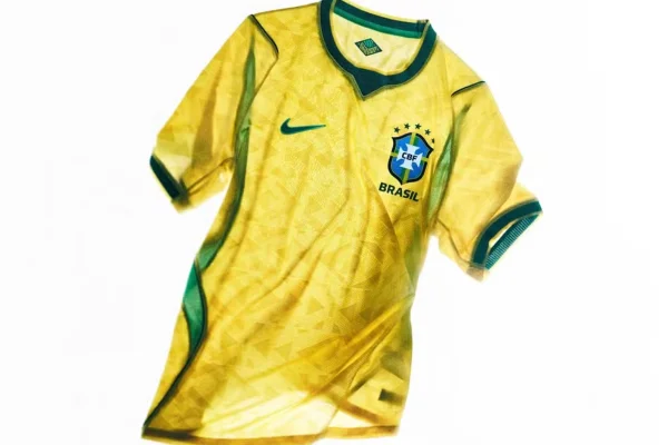 Imagem colorida do uniforme da Seleção Brasileira
