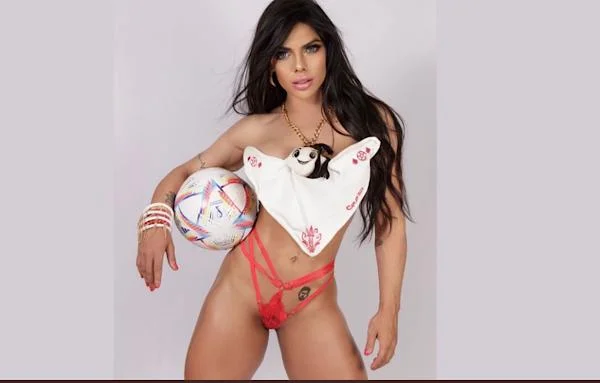 Ex-miss Bumbum faz ensaio sensual para a Copa e quer ver Messi campeão