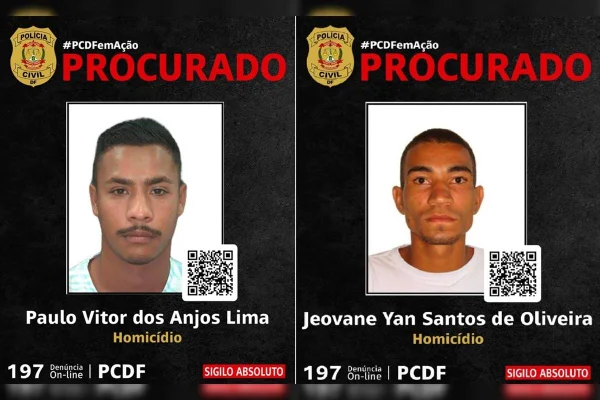 Foragidos por matar adolescente de 17 anos em Sobradinho 2