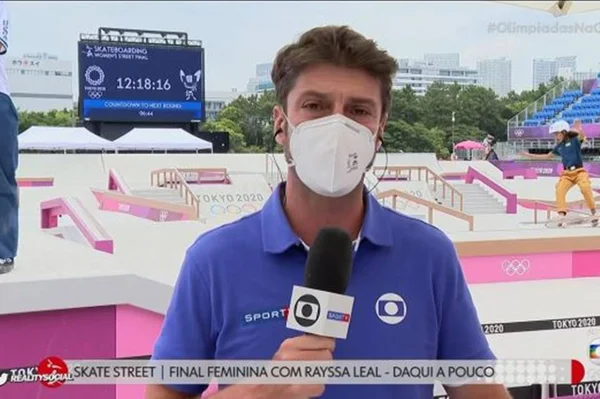 Repórter chora nas Olímpiadas