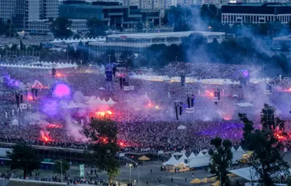 Imagem colorida de show