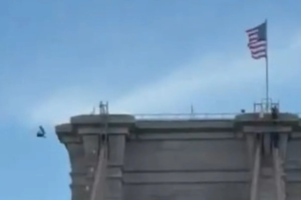 Homem é preso após saltar pelado de ponte em Nova York. Vídeo