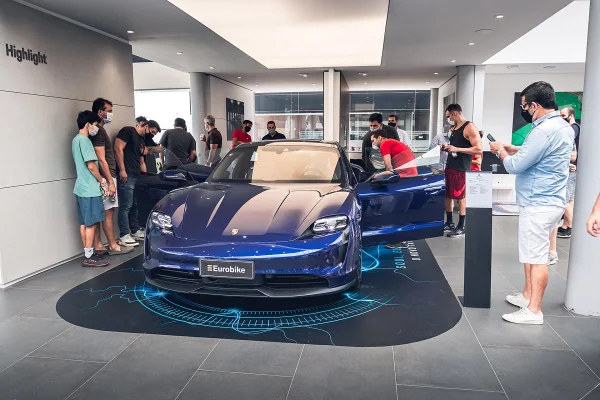 Eurobike Brasília apresenta o Taycan, primeiro carro 100% elétrico da Porsche