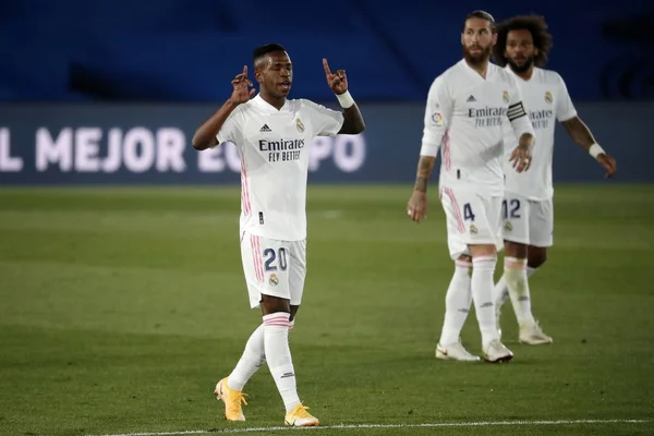 Vinicius Junior marca na vitória do Real Madrid