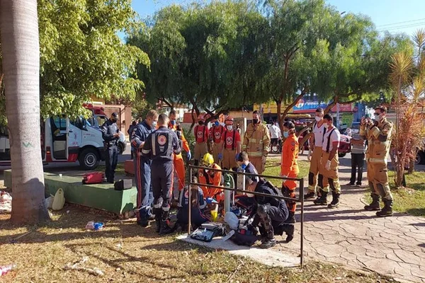 Homem morre após sofrer parada cardiorrespirátoria em praça no DF