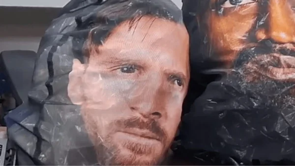 máscara de Messi