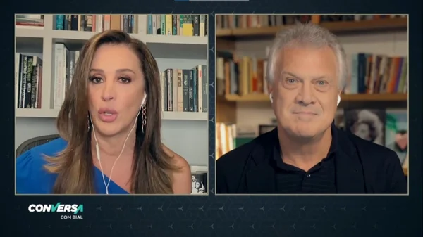 Claudia Raia e Pedro Bial