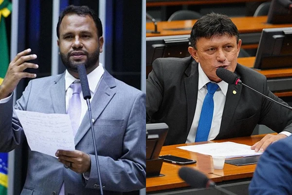 Os deputados Pastor Henrique Vieira (PSOL-RJ) e Delegado Éder Mauro (PL-RJ)