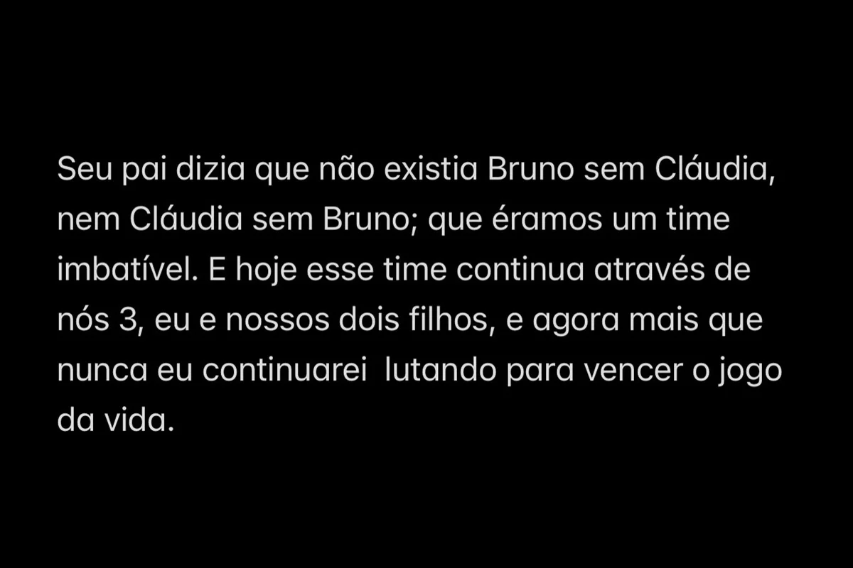 Mãe dos filhos de Bruno Avelar, Cláudia Guimarães faz novo desabafo: "Farei a minha parte" Mãe dos filhos de Bruno Avelar, Cláudia Guimarães faz novo desabafo: "Farei a minha parte"