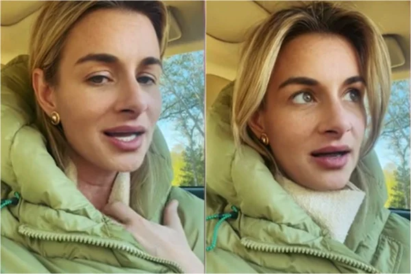 Imagem colorida: mulher de casaco verde dentro de carro - Metrópoles