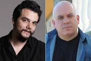 Atores Wagner Moura e Sandro Rocha
