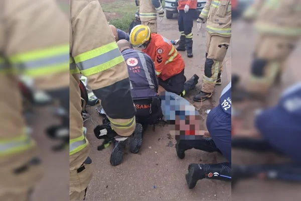 Pedestre é atropelado por motociclista na BR-070 e morre após acidente