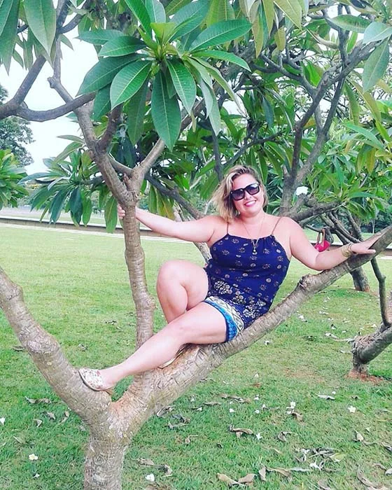 Tatiana Lima tem 95 kg e é formada em Educação Física Tatiana Lima tem 95 kg e é formada em Educação Física