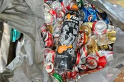 Lixo encontrado na casa