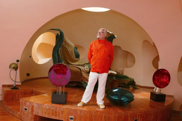 Estilista Pierre Cardin em evento