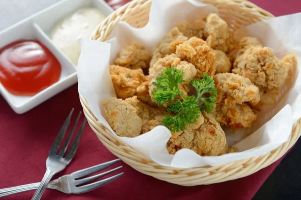 pipoca de frango