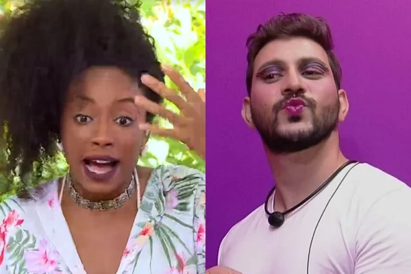 Lumena comenta briga com Caio após maquiagem no BBB21: “Foi um toque”