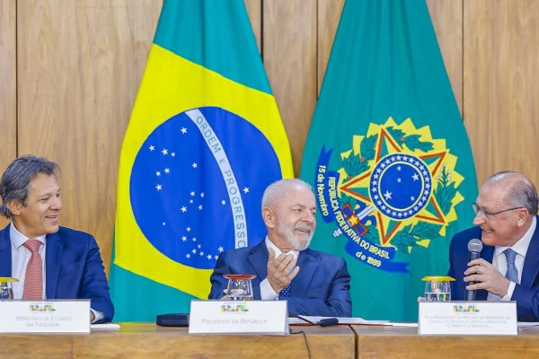 Fernando Haddad (PT), Lula (PT) e Geraldo Alckmin (PSB)