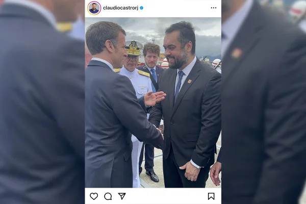 claudio castro lula macron