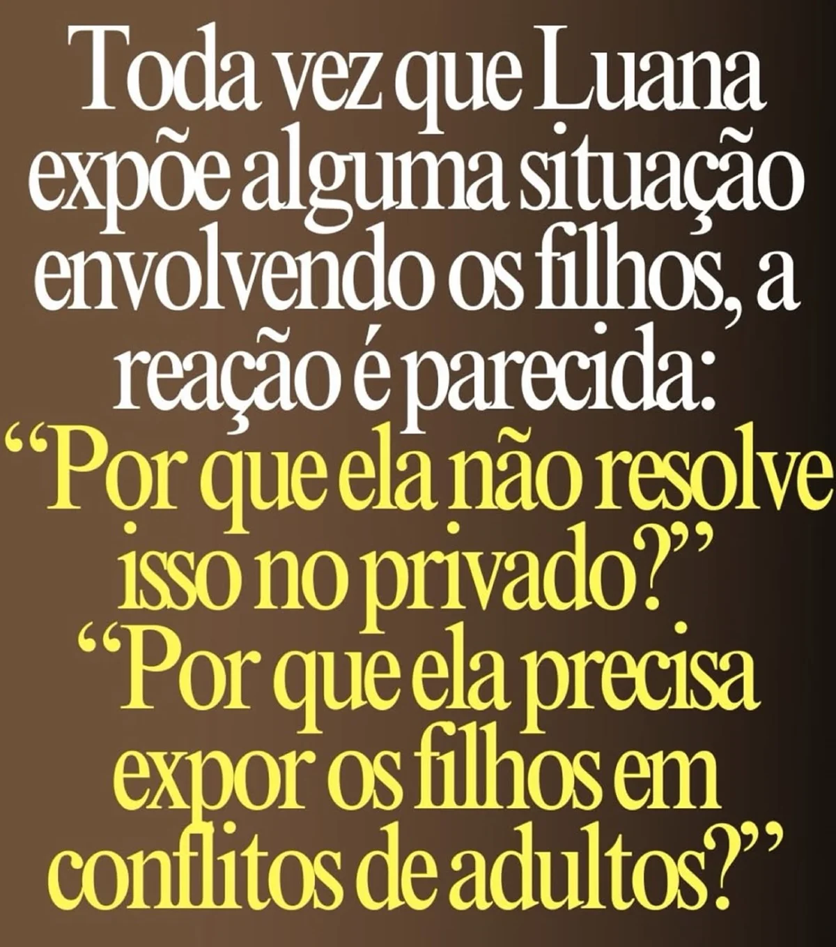 Luana Piovani desabafa sobre "sobrecarga materna" após treta com Pedro Scooby Luana Piovani desabafa sobre "sobrecarga materna" após treta com Pedro Scooby
