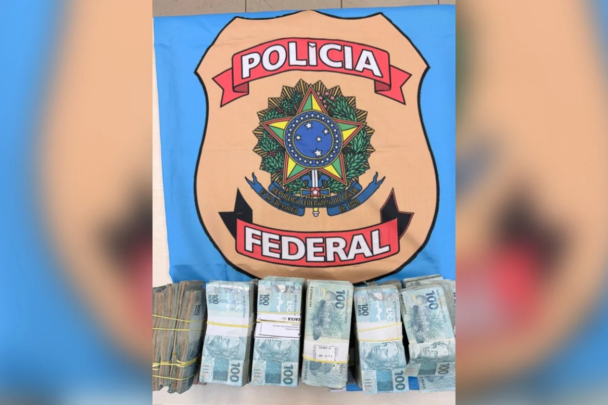 PF apreende R$ 590 mil em espécie com suspeito de corrupção eleitoral