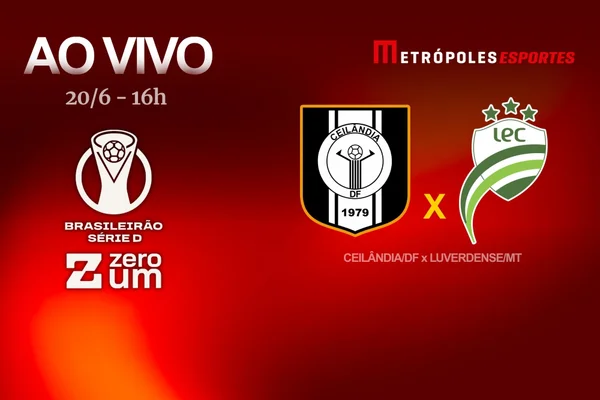 Série D ZeroUm: Metrópoles transmite Ceilândia-DF x Luverdense-MT