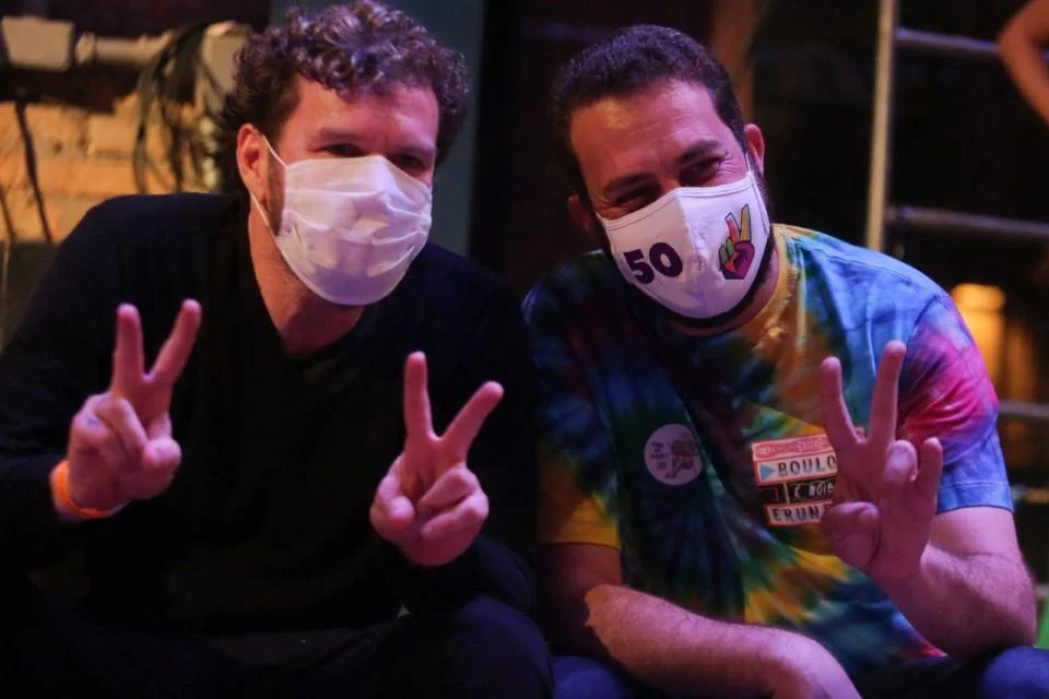 O cantor Otto apresentou seu apoio a Boulos no evento no Teatro Oficina, no centro de São Paulo O cantor Otto apresentou seu apoio a Boulos no evento no Teatro Oficina, no centro de São Paulo