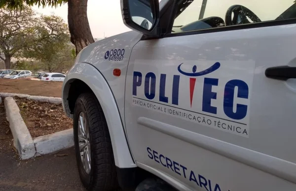 Imagem colorida de carro da Politec de MT - Metrópoles