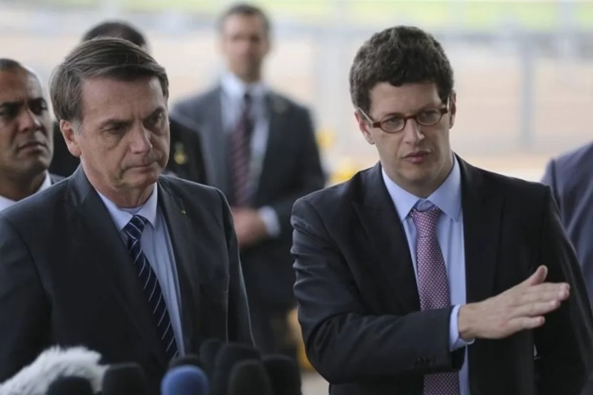 Jair Bolsonaro e Ricardo Salles Jair Bolsonaro e Ricardo Salles