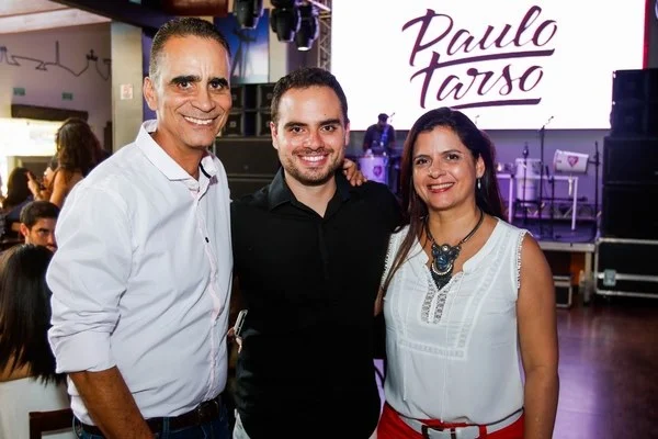 Paulo Tarso Gomes, Paulo Tarso Filho e Sônia Gomes Paulo Tarso Gomes, Paulo Tarso Filho e Sônia Gomes