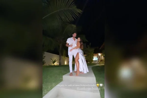 Guilherme Napolitano sobre affair com Catherine Randi: “Deixando rolar”