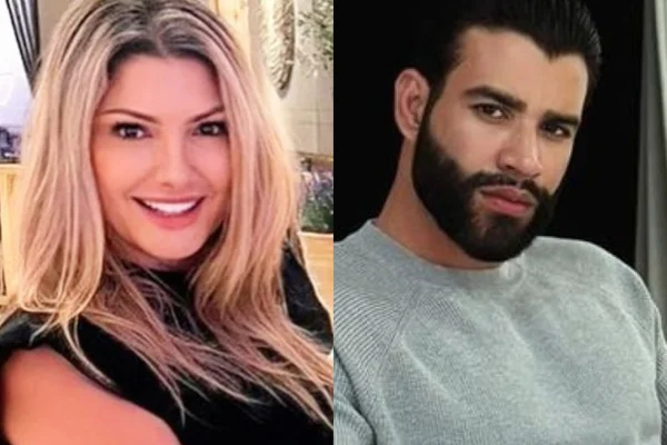 Montagem feita a partir de fotos das redes sociais de Antonia Fontenelle e Gusttavo Lima - Metrópoles
