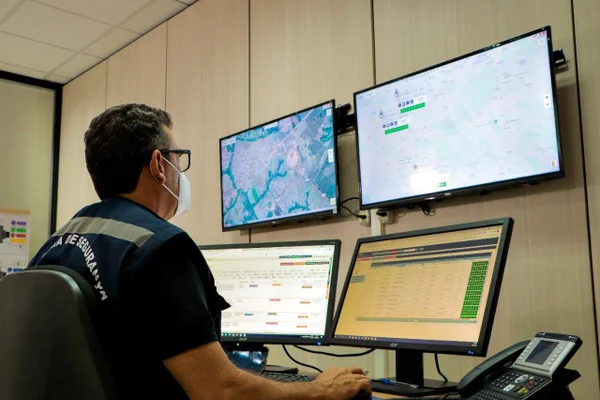 sala de monitoramento