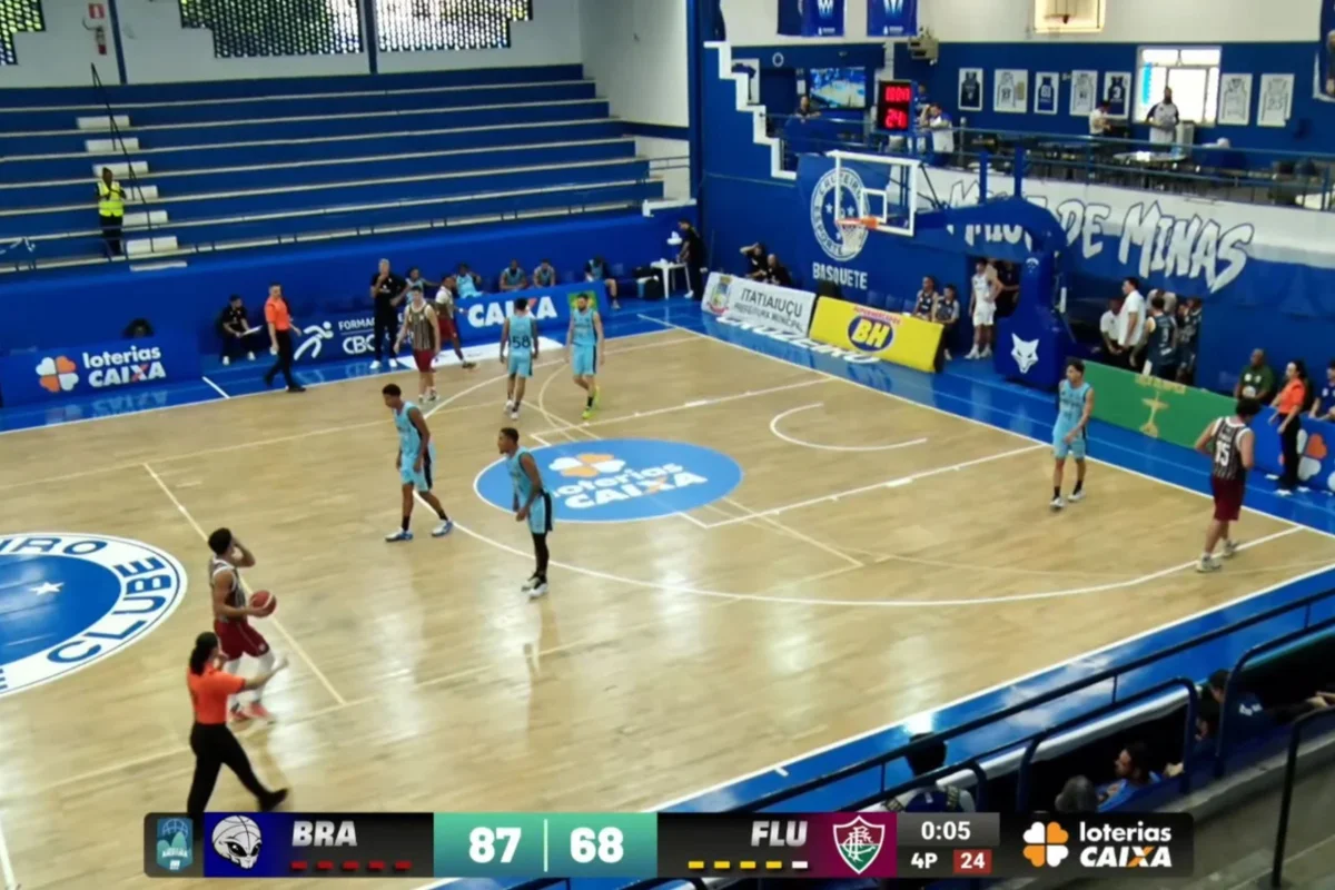 Torneio de Abertura: Brasília Basquete domina e vence Fluminense na estreia