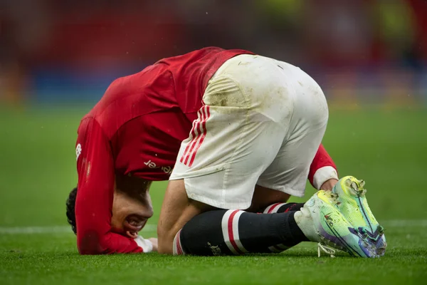 Cristiano Ronaldo decepcionado em mais uma partida sem gols pelo Manchester United
