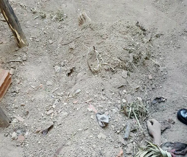 Corpo é encontrado enterrado em lote do Sol Nascente
