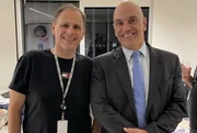 Eduardo Tagliaferro e o ministro Alexandre de Moraes