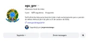 Novo perfil da AGU Novo perfil da AGU