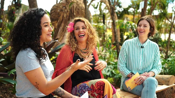Gravação do episódio 2 do Conversas na Praia