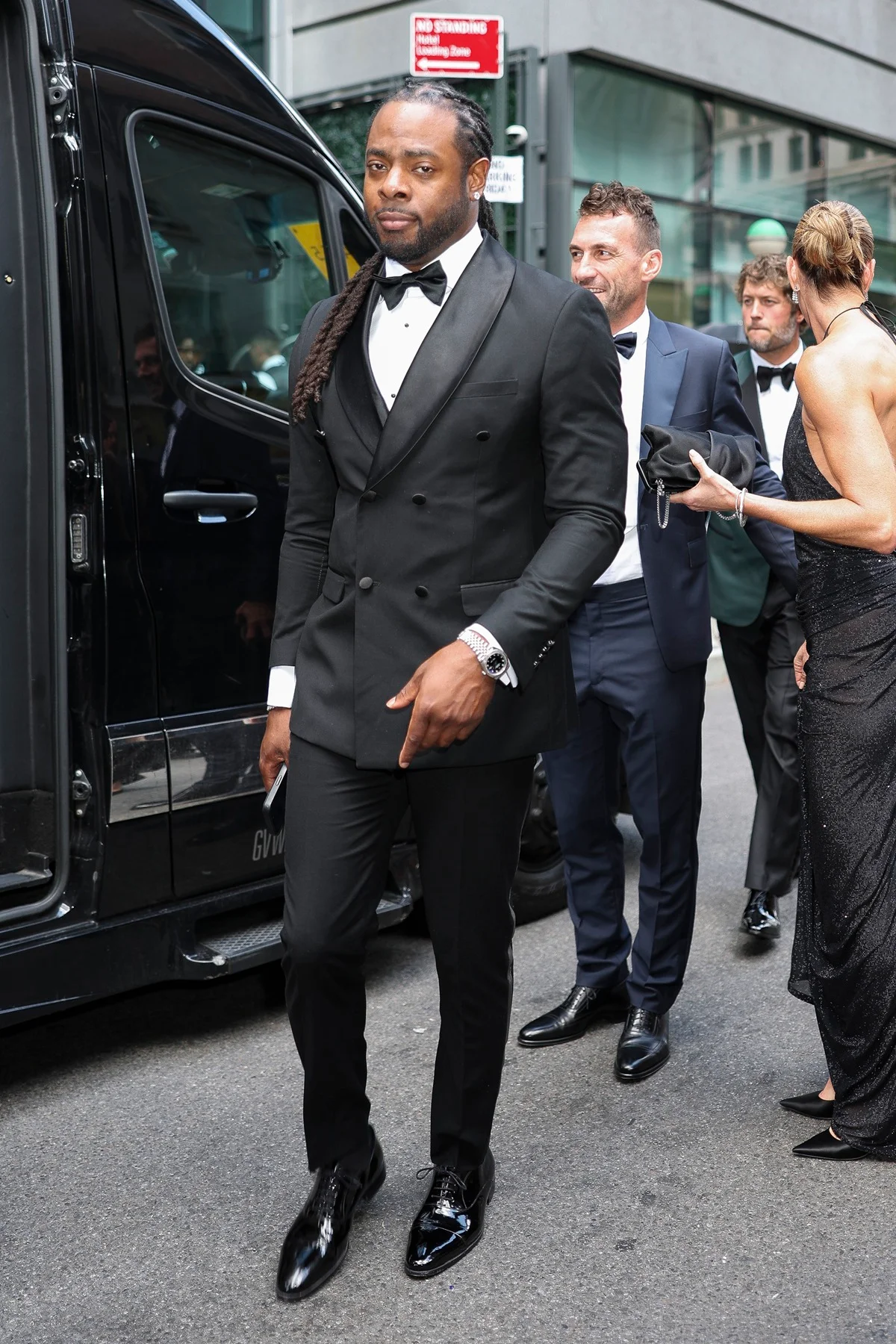 Comentarista e ex-jogador Richard Sherman Comentarista e ex-jogador Richard Sherman